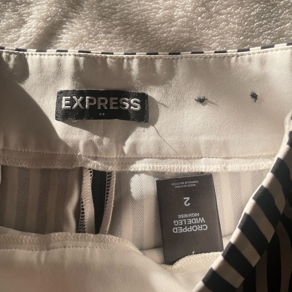 Express Cropped Wide Leg High-rise Pants - Picture 2 of 5